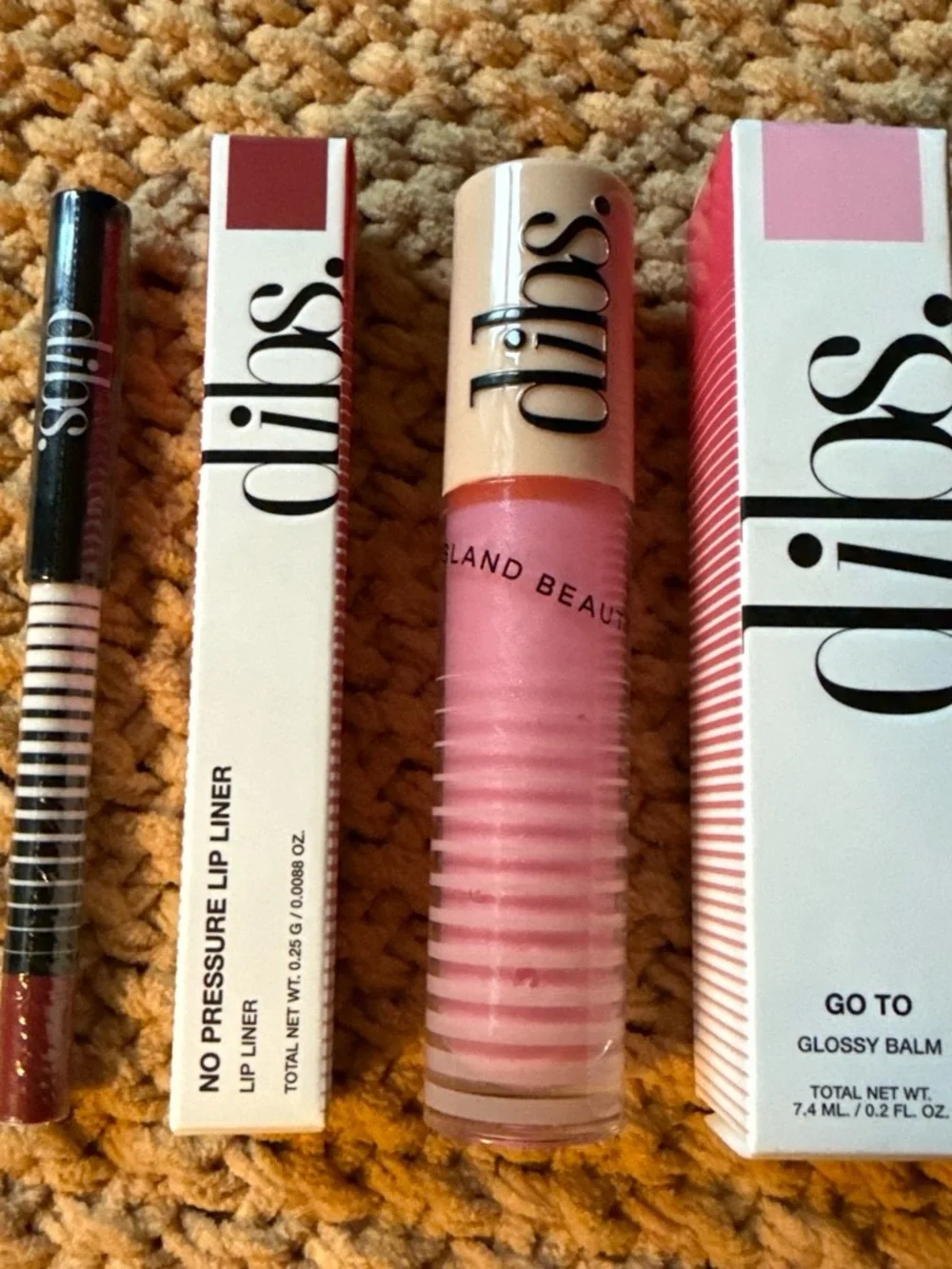 Dibs lippie bundle 🩷🤍❤️ Go To Glossy Balm & Lip Liner Set